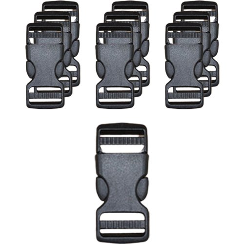플라스틱 벨트 버클 20mm, 10개, 블랙 상세 이미지 1