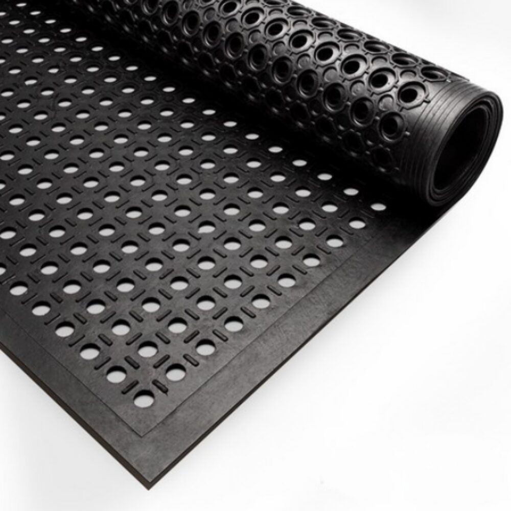 모르포 현관매트 고무매트 미끄럼방지매트 업소용매트, 고무규격매트, 60cm-90cm-블랙, 1개 상세 이미지 2