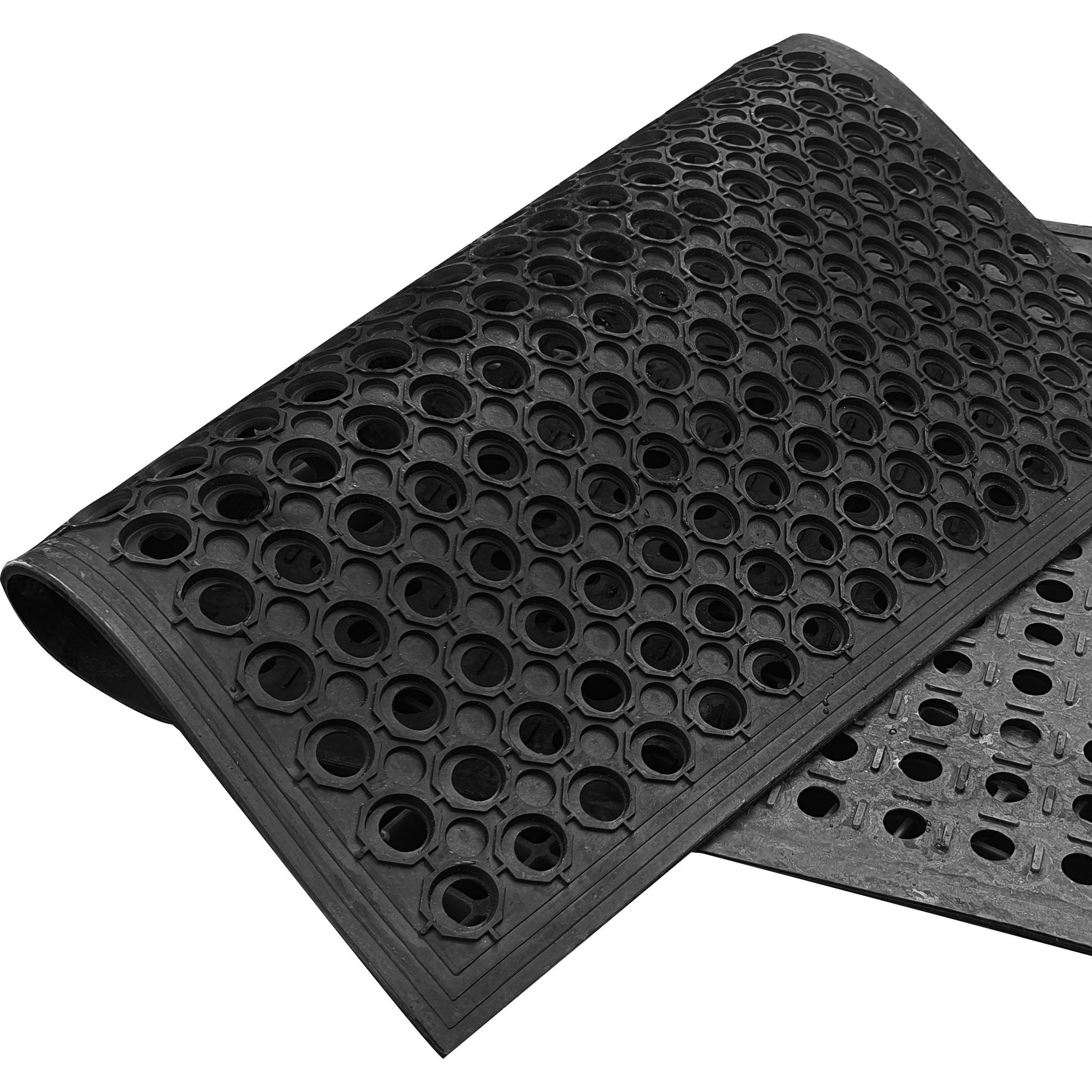 모르포 현관매트 고무매트 미끄럼방지매트 업소용매트, 고무규격매트, 60cm-90cm-블랙, 1개 상세 이미지 1