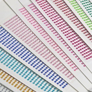 보석 스티커 비즈 크리스탈 큐빅 장식 만들기재료 3mm, 큐빅스티커3mm, 블랙