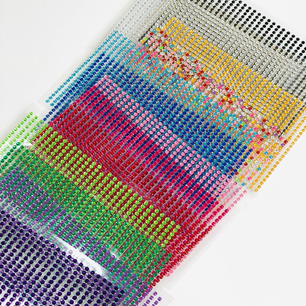 보석 스티커 비즈 크리스탈 큐빅 장식 만들기재료 3mm, 큐빅스티커3mm, 블랙 상세 이미지 2