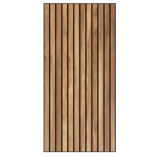 흡음보드 120cm x 60cm x 0.9cm 음향 패널 가정 사무실 스튜디오용 실내 벽 장식용 모던 견고하고 내구성 무게가 가볍다, 4개, brown-teak