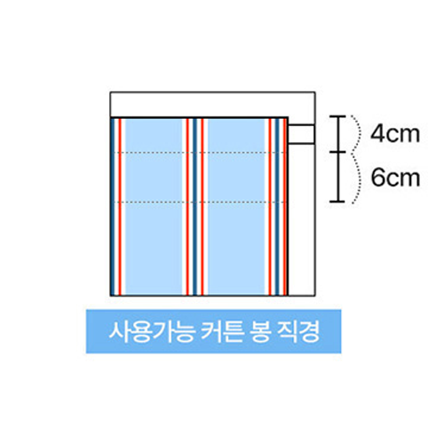 더자리 패브릭 파티션 공간분리 가리개커튼 상세 이미지 2