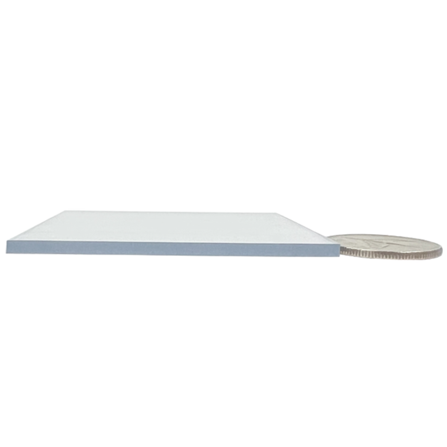 예피아 PVC 모서리 라운딩 매트, 투명, 90cm x 40cm x 1mm, 1개 상세 이미지 1