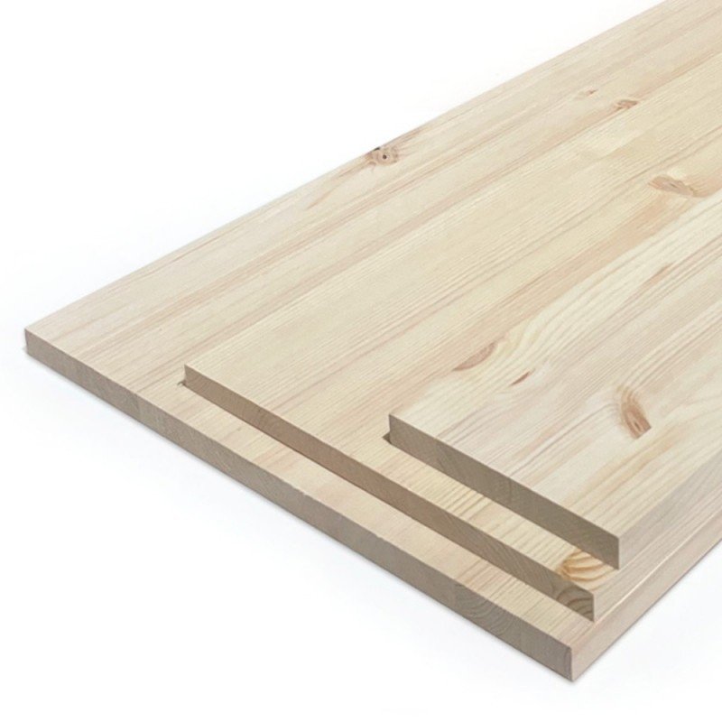 목재 원목 상판 선반 나무판 레드파인 집성목 합판, 15Tx150x800mm (엣지샌딩), 1개 상세 이미지 2